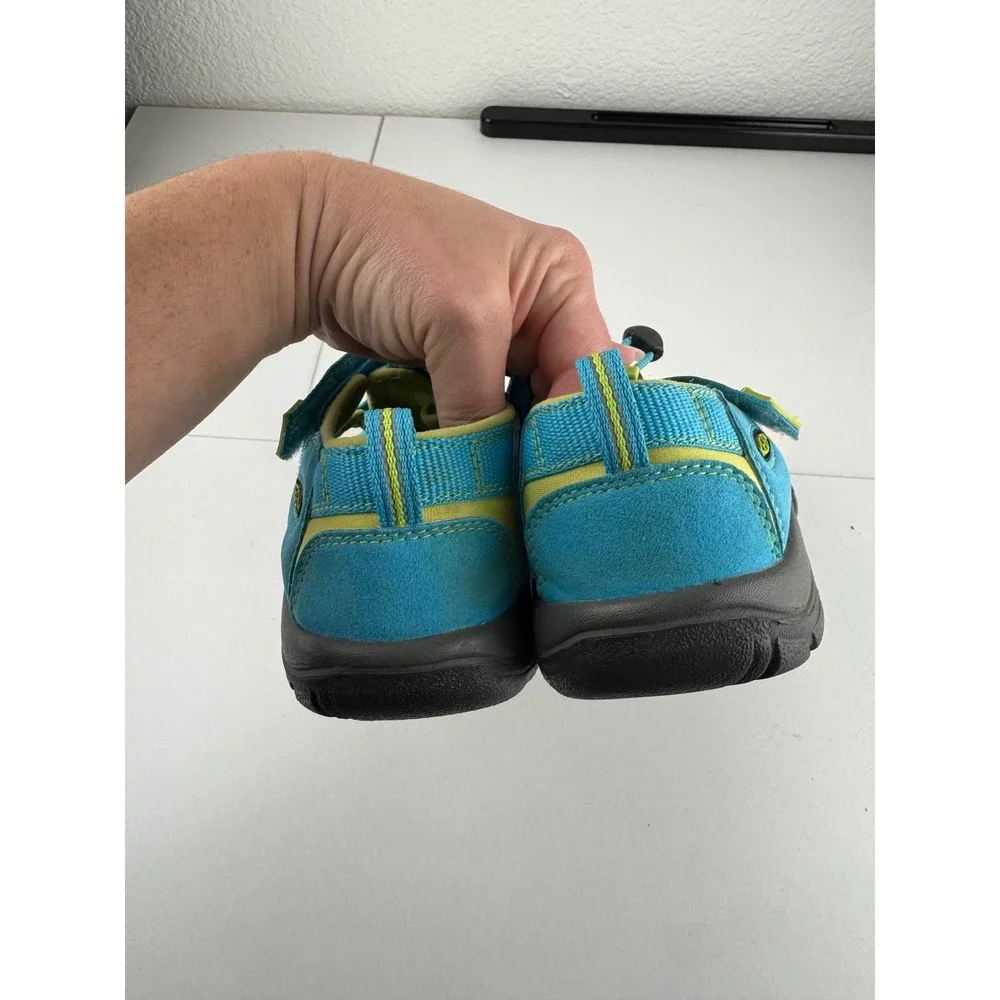 KEEN Kids Water Sandals Size 4 Toddler Blue Yellow H2 Newport‎